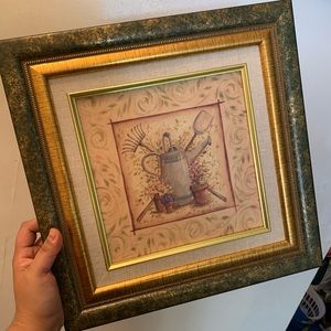 Vintage Garden Theme Wall Art Decor